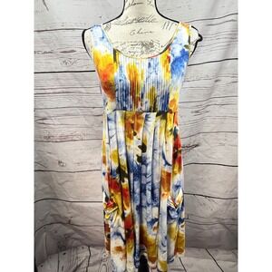 Calvin Klein Dress Size 10 Sleeveless Knee‎ Length Colorful Casual